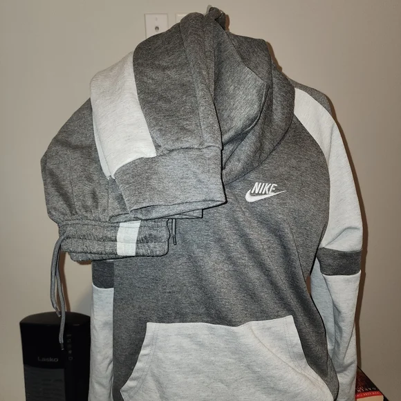 Nike Charcoal and Light Gray Tracksuit - Picture 1 of 2